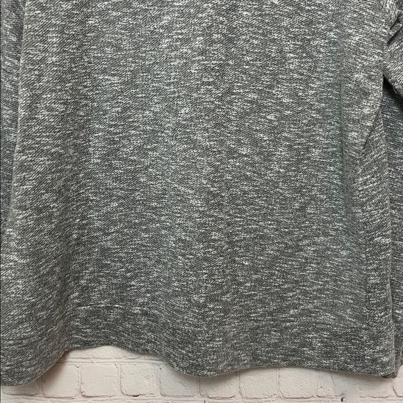 Lane Bryant Heathered Grey Terry Sweatshirt - Picture 3 of 10